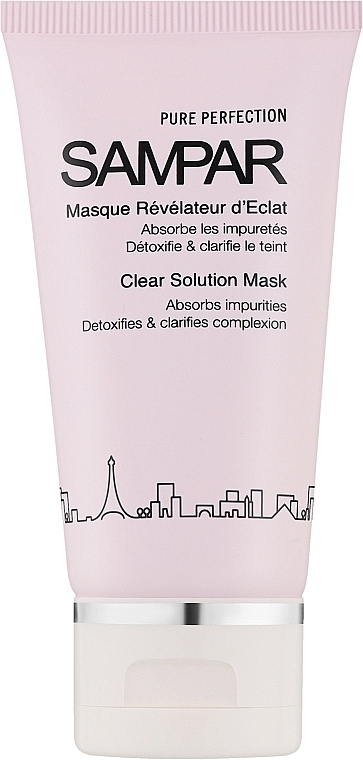 Очищающая маска для жирной и комбинированной кожи - Sampar Clear Solution Mask — фото N1