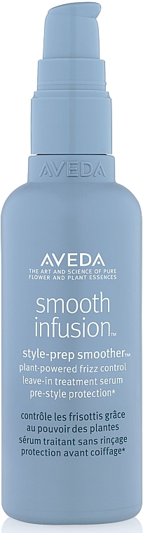 Сироватка-догляд для вирівнювання та захисту волосся для укладання та захисту від сонця - Aveda Smooth Infusion Style-Prep Smoother — фото N1