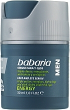 Сироватка для обличчя й очей, для чоловіків - Babaria Face And Eye Serum Energy Men — фото N1