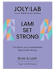 Система для ламинирования бровей и ресниц - Joly:Lab Lami Set Strong — фото N2