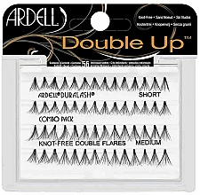 Накладные ресницы, 56шт - Ardell Double Up Combo Black Knot-free Short Medium — фото N1