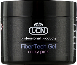 Духи, Парфюмерия, косметика Файбер-гель с микросферами шёлка - LCN FiberTech Gel Milky Pink