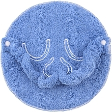 Полотенце компрессионное для косметических процедур, голубое "Towel Mask" - MAKEUP Facial Spa Cold & Hot Compress Blue — фото N3
