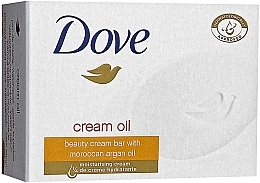 ПОДАРУНОК! Крем-мило "Дорогоцінні олії" - Dove Cream Oil Beauty Bar With Moroccan Oil — фото N3