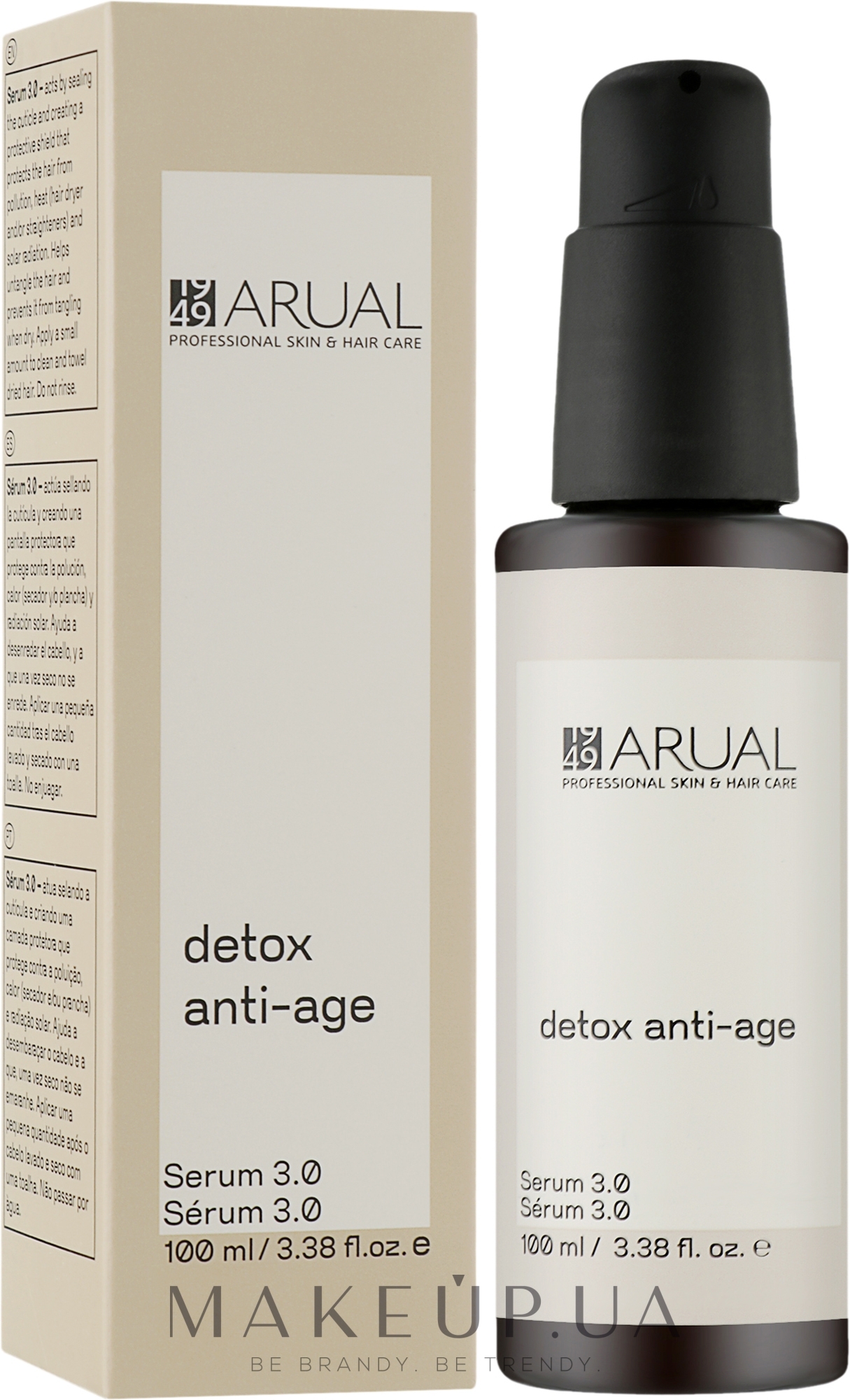 Детокс-сироватка для волосся - Arual Detox Anti-age Serum — фото 100ml