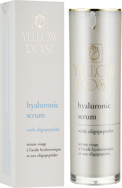 Сыворотка с гиалуроновой кислотой - Yellow Rose Hyaluronic Serum With Oligopeptides — фото N2