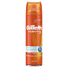 Гель для гоління для чутливої шкіри, з ефектом охолодження - Gillette Fusion 5 Ultra Sensitive + Cooling Shave Gel — фото N2
