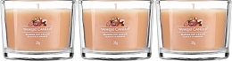 Набор ароматических свечей - Yankee Candle Mango Ice Cream (candle/3x37g) — фото N2