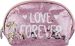 Духи, Парфюмерия, косметика Косметичка CS1136R, розовая - Cosmo Shop Love Forever