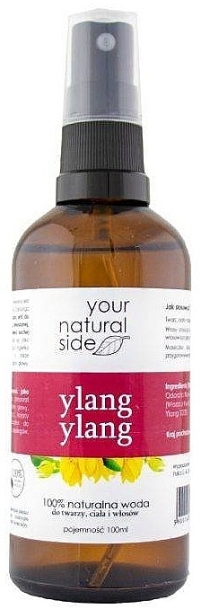 Ароматизований спрей "Іланг-іланг" - Your Natural Side Flower Water Ylang Ylang Spray — фото N1