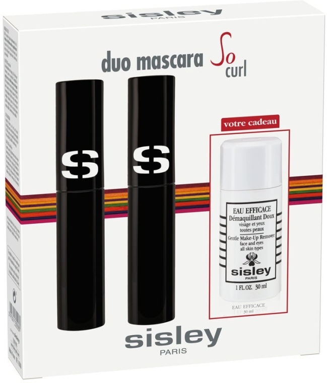 Набор - Sisley Duo Mascara So Curl Set (mascara/2x10ml + remover/30ml) — фото N1