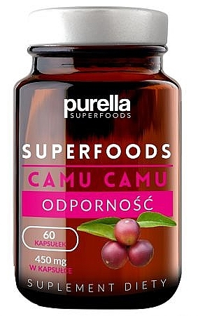 Харчова добавка "Камю" - Purella Superfood Camu Camu 450mg — фото N1