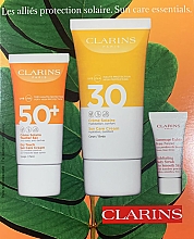 Парфумерія, косметика Набір - Clarins (cr/30ml + b/cr/75ml + scr/mini/8ml)