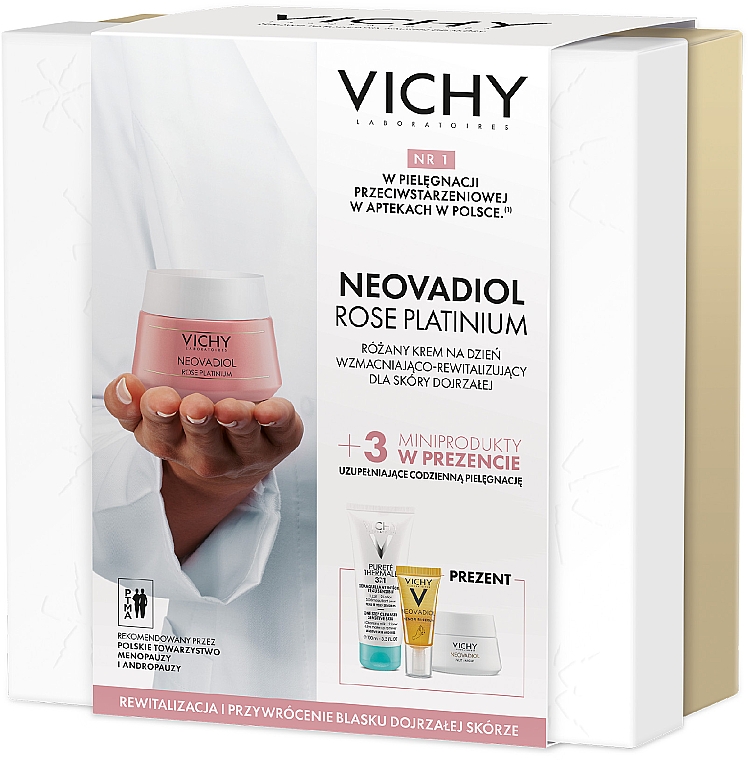 Набор - Vichy Neovadiol (d/cr/50ml + demaq/100ml + serum/5ml + n/cr/15ml) — фото N1