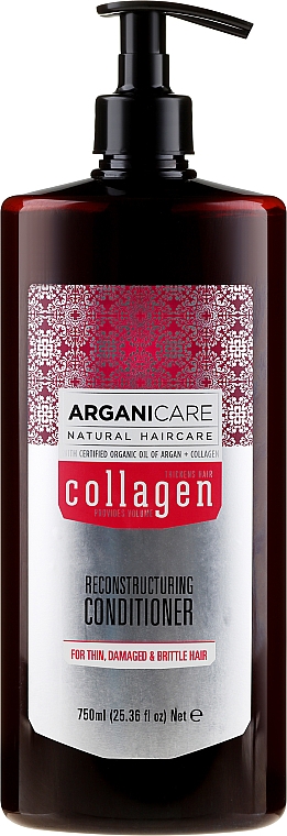 Кондиціонер для волосся з колагеном - Arganicare Collagen Reconstructuring Conditioner — фото N2