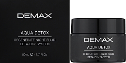 Детокс ночной аква флюид - Demax Aqua Detox Night Fluid — фото N2