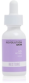 Сироватка для обличчя з ретинолом - Revolution Skin 0.2% Retinol Serum — фото N1