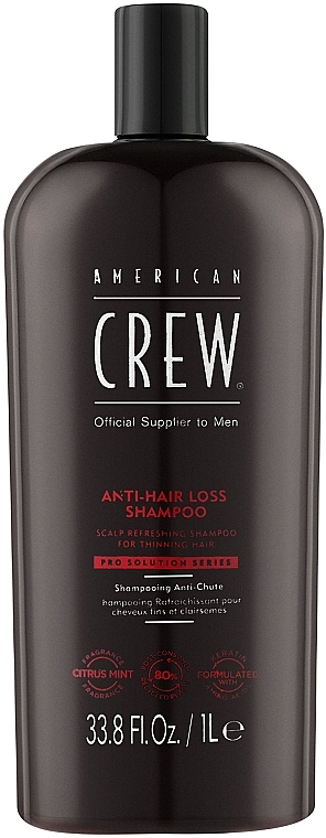 Шампунь проти випадання волосся - American Crew Anti-Hairloss Shampoo — фото N1