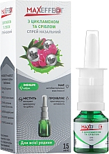 Спрей назальный "Maxeffect" с цикламеном и серебром - Green Pharm Cosmetic — фото N2