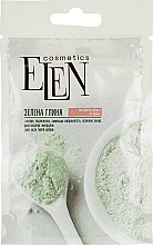 Парфумерія, косметика Зелена глина з екстрактом лопуха і арніки - Elen Cosmetics