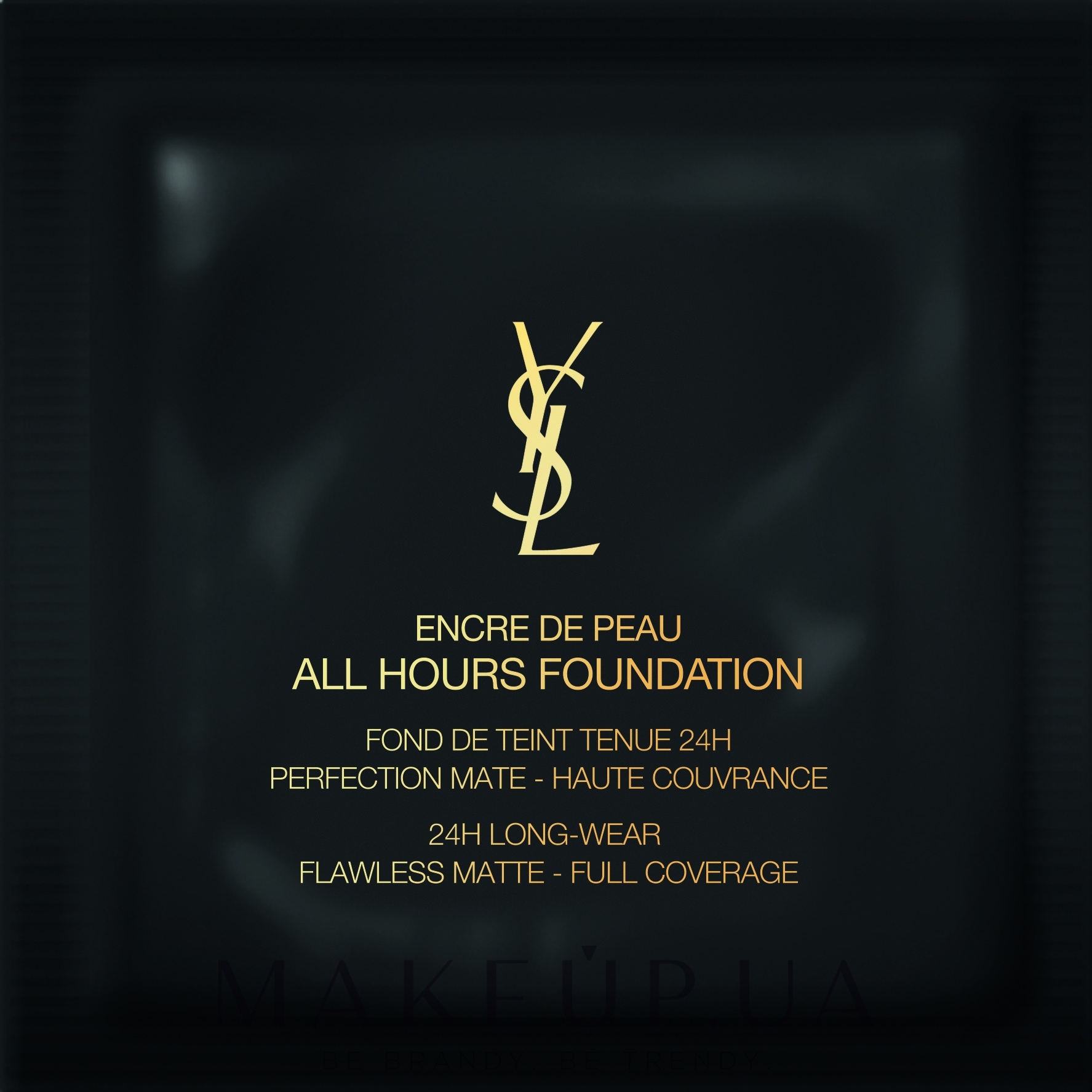 ПОДАРУНОК! Стійкий тональний крем - Yves Saint Laurent All Hours Encre de Peau Long-Lasting Foundation SPF 20 (пробник) — фото B20 - Ivory