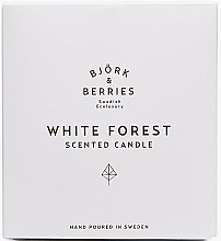 Духи, Парфюмерия, косметика Bjork & Berries White Forest - Парфюмировання свеча