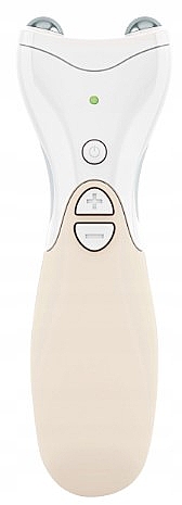 Апарат для масажу шиї та підборіддя, кремовий - Rio-Beauty 60 Second Neck Toner Cream — фото N1
