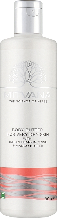 Масло для очень сухой кожи тела - Mitvana Body Butter For Very Dry Skin — фото N1