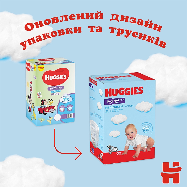 Трусики-підгузки Pants 5, для хлопчиків, 68 шт. - Huggies — фото N3