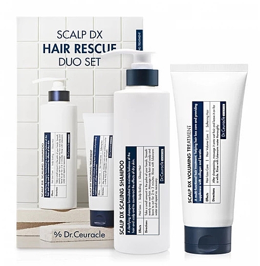 Набор - Dr. Ceuracle Scalp DX Hair Rescue Duo Set (h/shm/500ml + h/mask/200ml) — фото N1