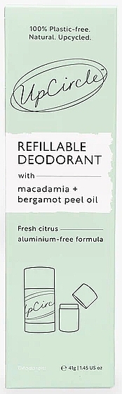 Натуральный дезодорант - UpCircle Refillable Deodorant with Macadamia + Bergamot  — фото N2