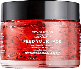 Духи, Парфюмерия, косметика Увлажняющая маска - Makeup Revolution Skincare X Jake Jamie Feed Your Face Watermelon Hydrating Face Mask 