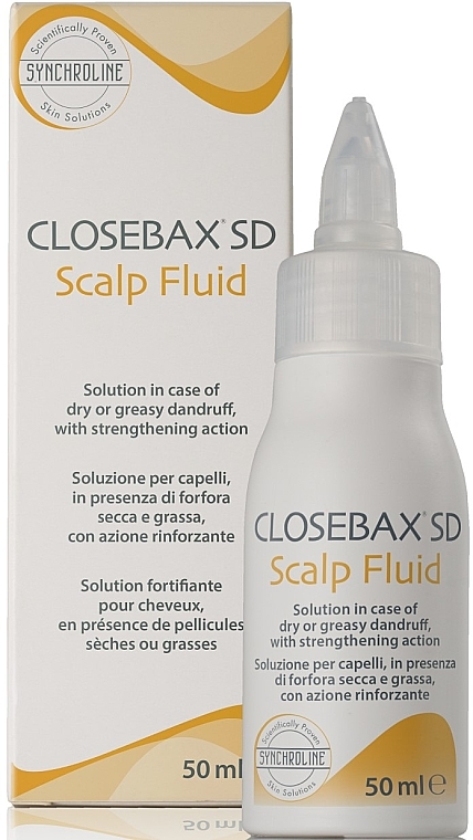 Флюїд для шкіри голови проти сухої й жирної лупи - Synchroline Closebax SD Scalp Fluid — фото N1