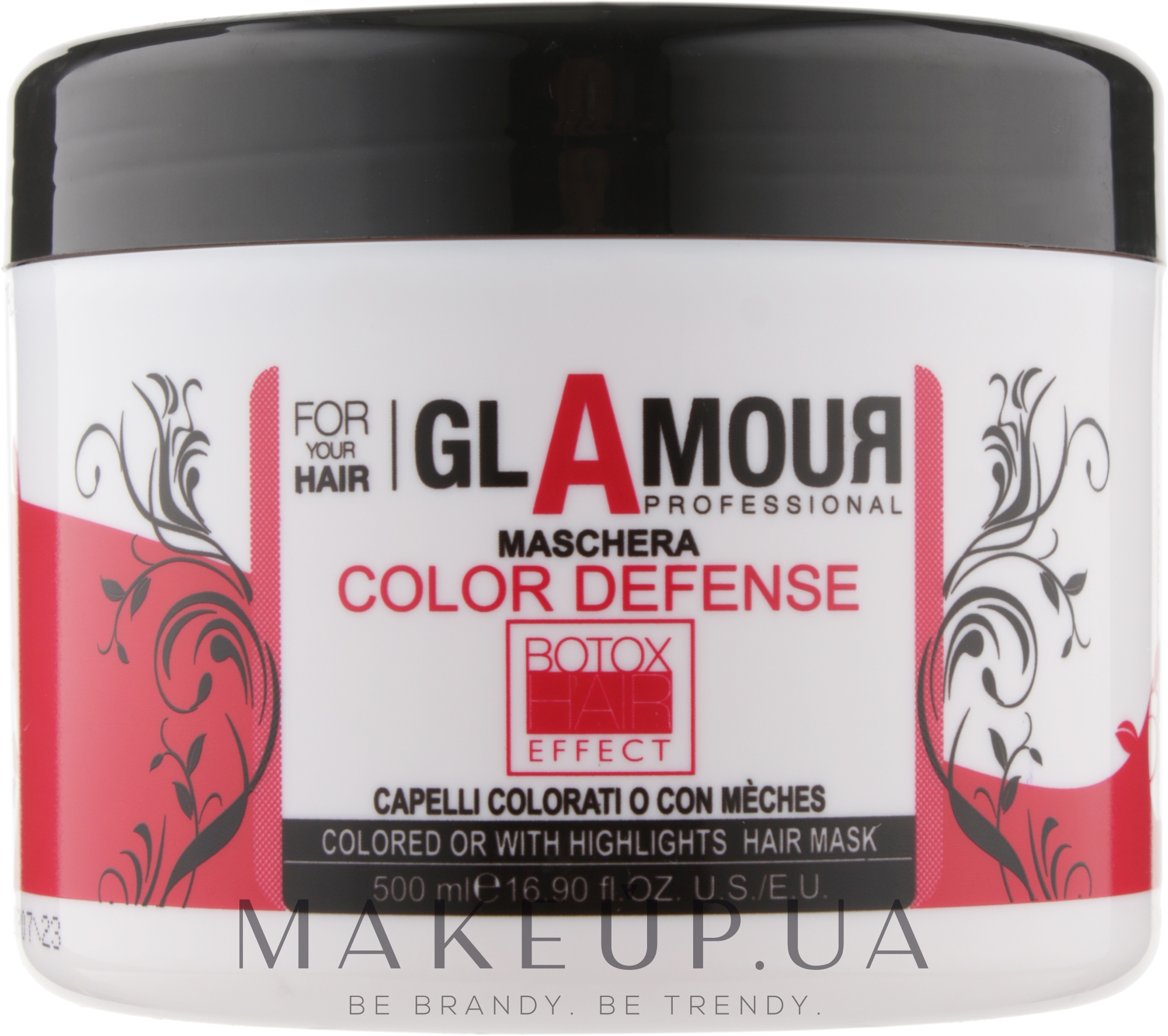 Маска для окрашенных и мелированных волос - Erreelle Italia Glamour Professional Mask Color Defense — фото 500ml