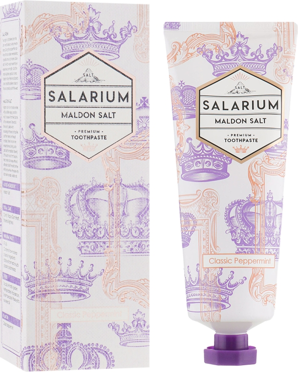 Премиальная зубная паста "Мальдонская соль" - Salarium Premium Tooth Paste Maldon Salt 