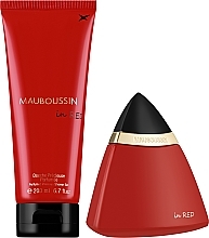 Mauboussin In Red - Набор (edp/100ml + sh/gel/200ml) — фото N2