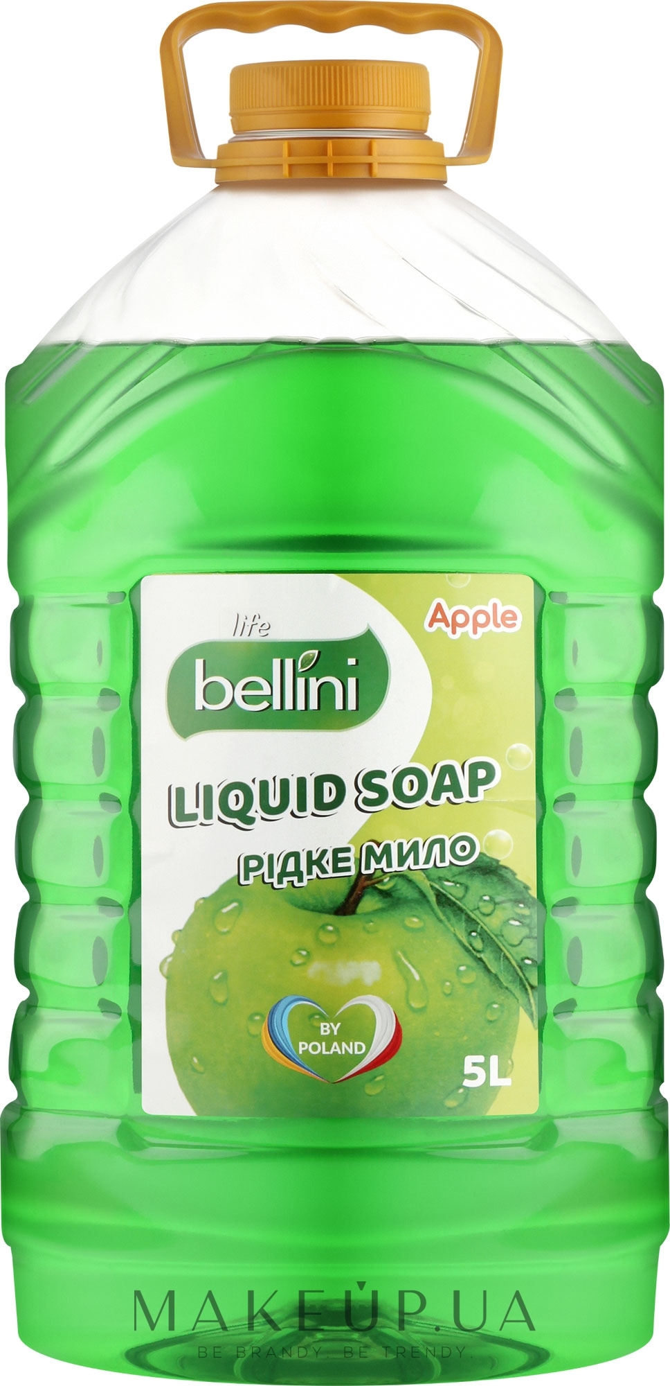 Жидкое мыло с ароматом зеленого яблока - Bellini Life (канистра) — фото 5000ml
