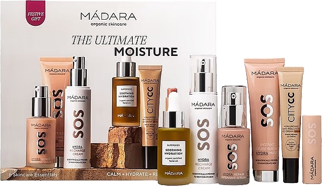 Набор, 6 продуктов - Madara Cosmetics The Ultimate Moisture Gift Set — фото N1