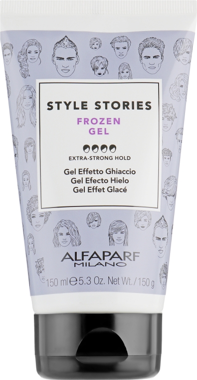 Гель для укладання з ефектом заморозки - Alfaparf Style Stories Frozen Gel Extra-Strong Hold — фото N1