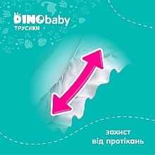 Підгузки-трусики 5 (11-25 кг), 2х34 шт. - Dino Baby Pants — фото N6