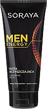 Парфумерія, косметика Очищувальна паста для обличчя - Soraya Men Energy