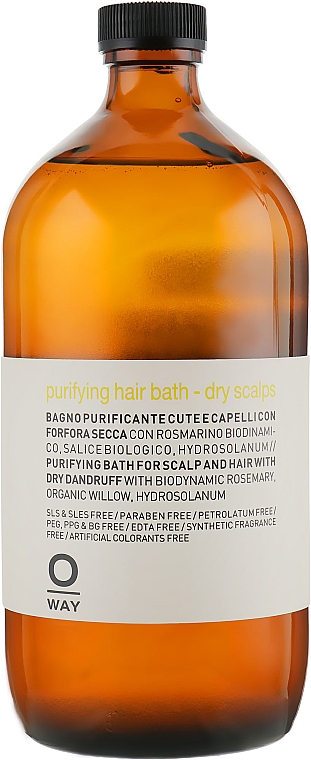 Шампунь від лупи для сухої шкіри голови  - Rolland Oway Purifying Hair Bath Dry Scalps — фото N2