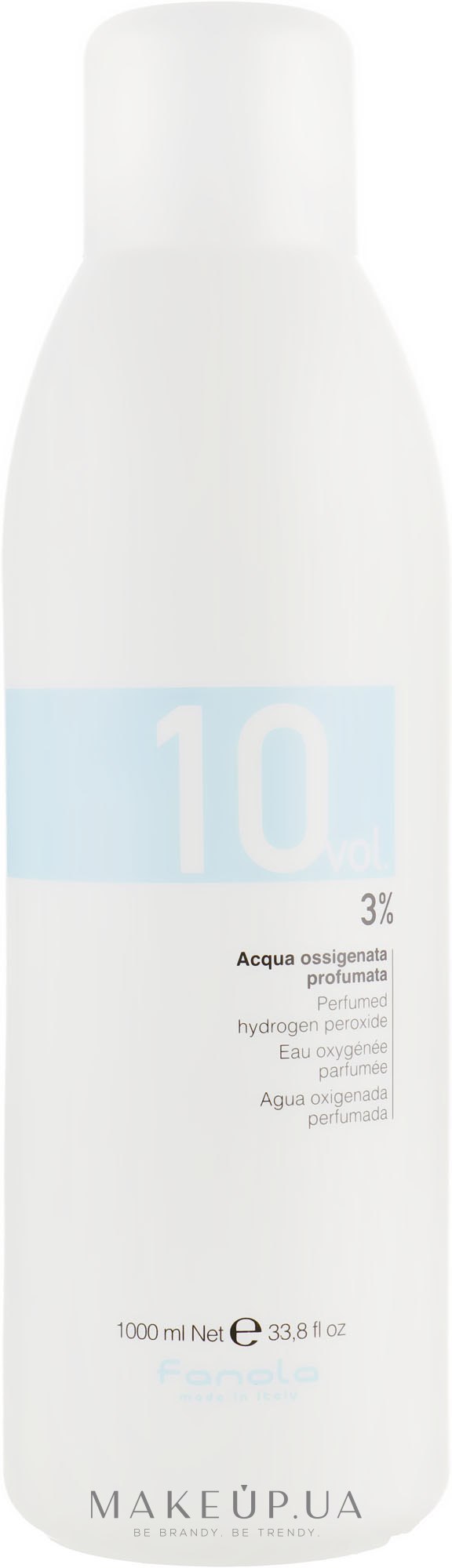 Окислювач 10 vol 3% - Fanola Perfumed Hydrogen Peroxide Hair Oxidant — фото 1000ml