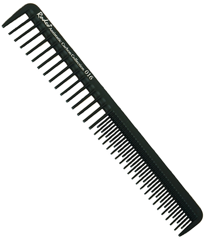 Гребень для волос, 016 - Rodeo Antistatic Carbon Comb Collection — фото N1