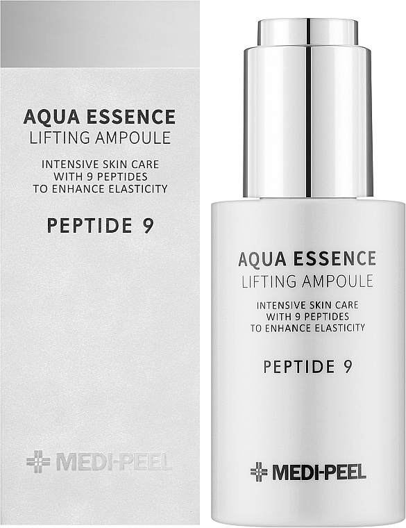 УЦЕНКА Сыворотка для лица с пептидным комплексом - MEDIPEEL Peptide 9 Aqua Essence Lifting Ampoule * — фото N2