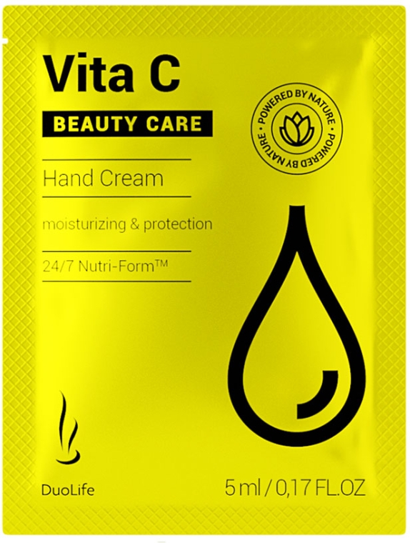 Крем для рук з вітамінами - DuoLife Vita C Beauty Care Hand Cream (пробник) — фото N1