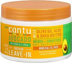 Незмивний кондиціонер для волосся - Cantu Avocado Hydrating Repair Leave-In — фото N1