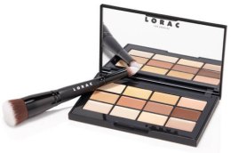 Парфумерія, косметика Набір для контурування - Lorac Pro Conceal/Contour Palette & Brush 