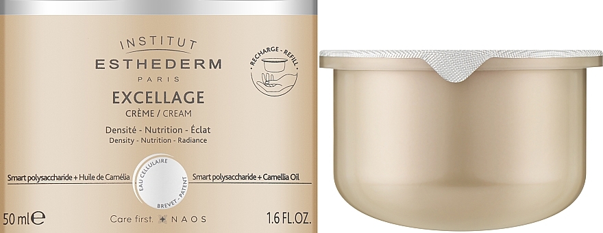 Питательный крем для обновления плотности кожи лица и шеи - Institut Esthederm Excellage Cream (сменный блок) — фото N2