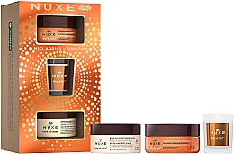 Подарочный набор - Nuxe Honey Lover Gift Set (b/oil/200ml + b/scr/175ml + candle/70g) — фото N3